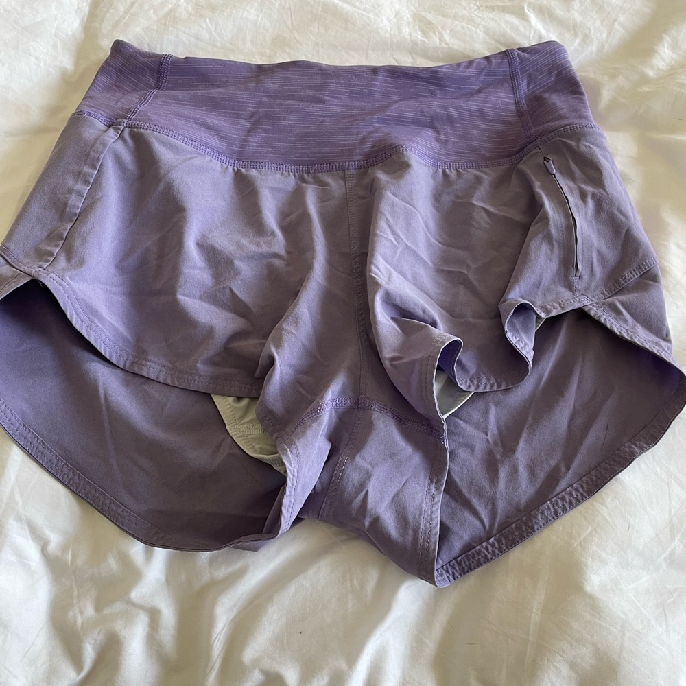 Outdoor Voices Hudson 2.5” shorts in discontinued color “lavender”